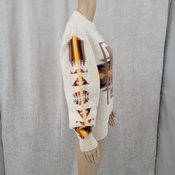 JcPenny Vintage 70s Aztec Acrylic Sweater - Picture 8 of 15